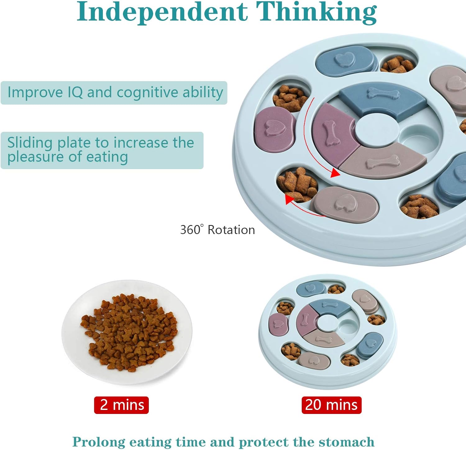 Dog Puzzle Toy Dog Puzzle Feeder Toy For IQ Training & Mental Stimulation